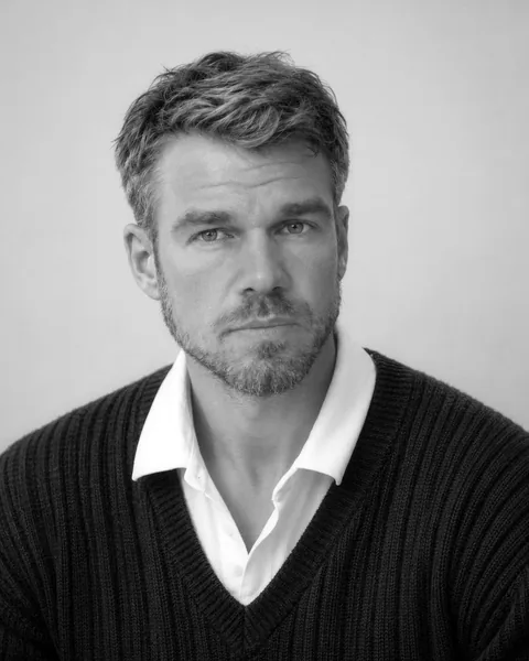 David Winkler, Porträt in Schwarzweiß